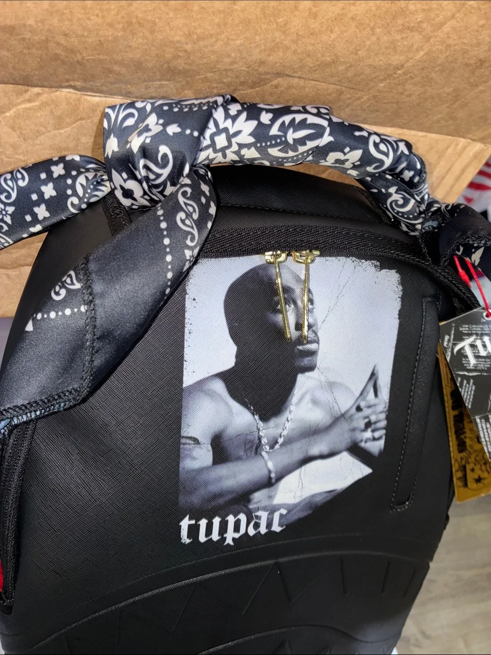 24HR DROP ⬇️ Tupac Sprayground bandana backpack